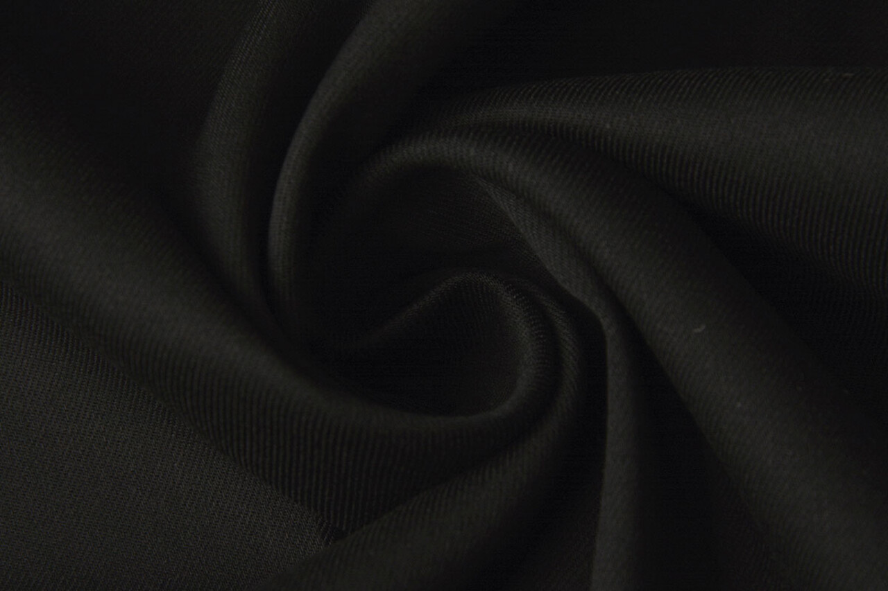 Roughened Unbleached Denim Black