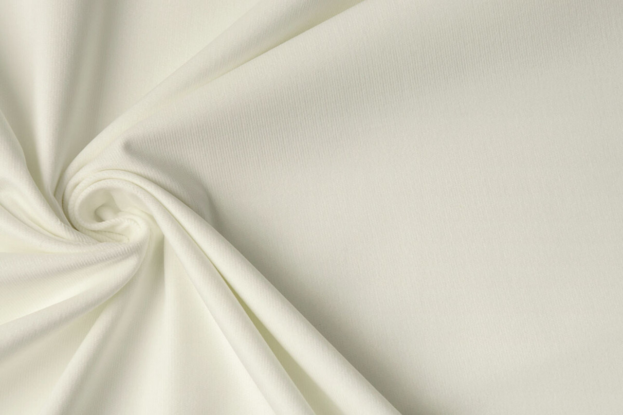Ungebleichte Stretch Cordstoff Fein