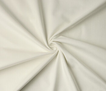 Unbleached Stretch Rib Fabric Coarse