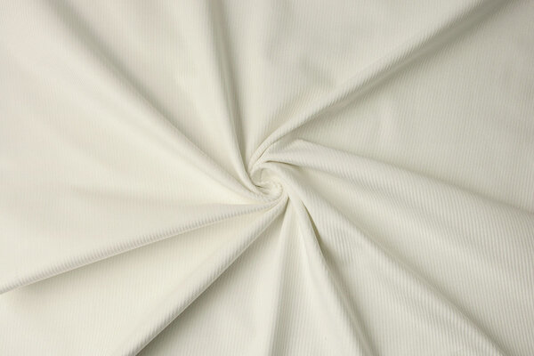 Unbleached Stretch Rib Fabric Coarse