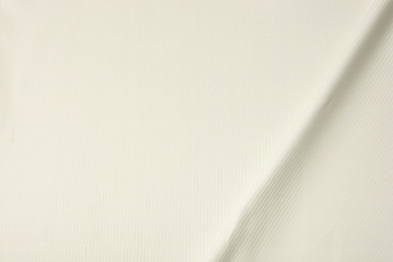 Unbleached Stretch Rib Fabric Coarse