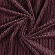 High and Low Rib Fabric Bordeaux Red