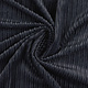 High and Low Rib Fabric Navy Blue