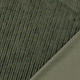High and Low Rib Fabric Army Green