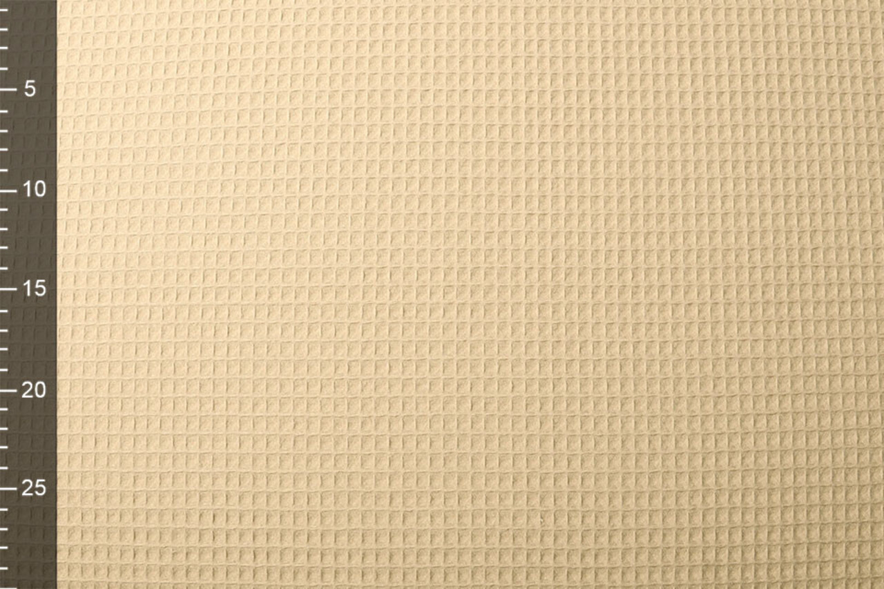 Oeko-Tex®  Waffle Pique Fabric Champagne