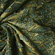 Jersey Glitter Fabric Tie Dye Green