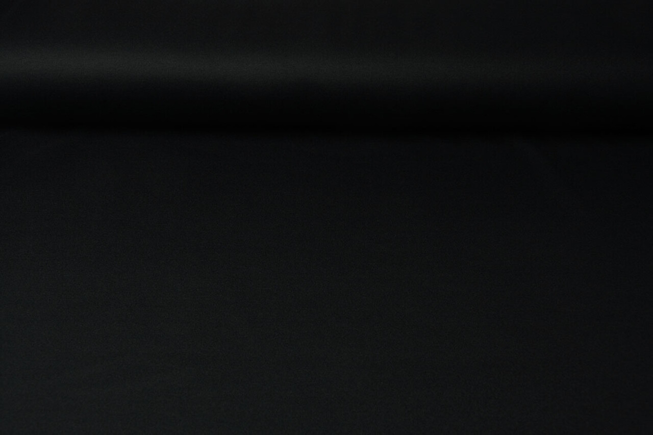 Viscose Punta Di Roma Geruwd Noir Viscose Punta Di Roma Geruwd Noir