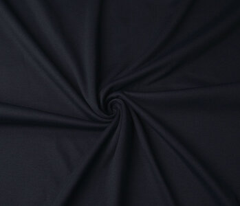 Viscose Punta Di Roma Roughened Navy Blue