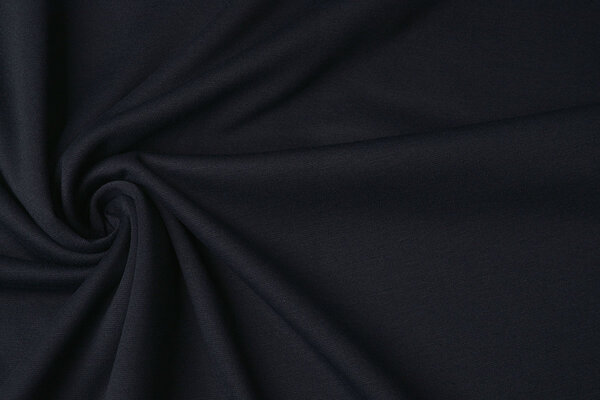 Viscose Punta Di Roma Geruwd Bleu Marine Viscose Punta Di Roma Geruwd Bleu Marine
