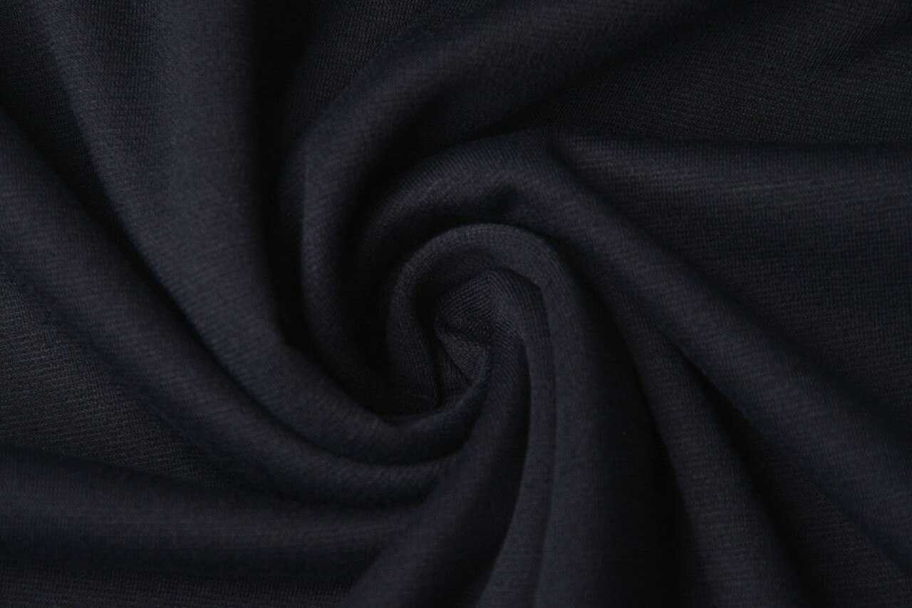 Viscose Punta Di Roma Geruwd Marine Blauw Viscose Punta Di Roma Geruwd Marine Blauw