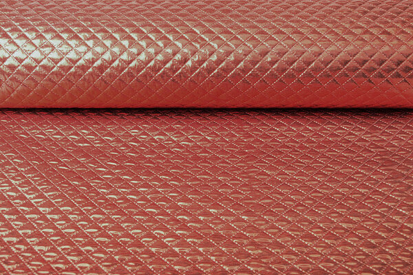 Tejido Metalizado Embossing Koperrood Tejido Metalizado Embossing Koperrood