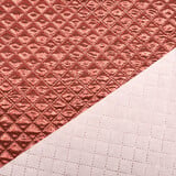 Tejido Metalizado Embossing Koperrood