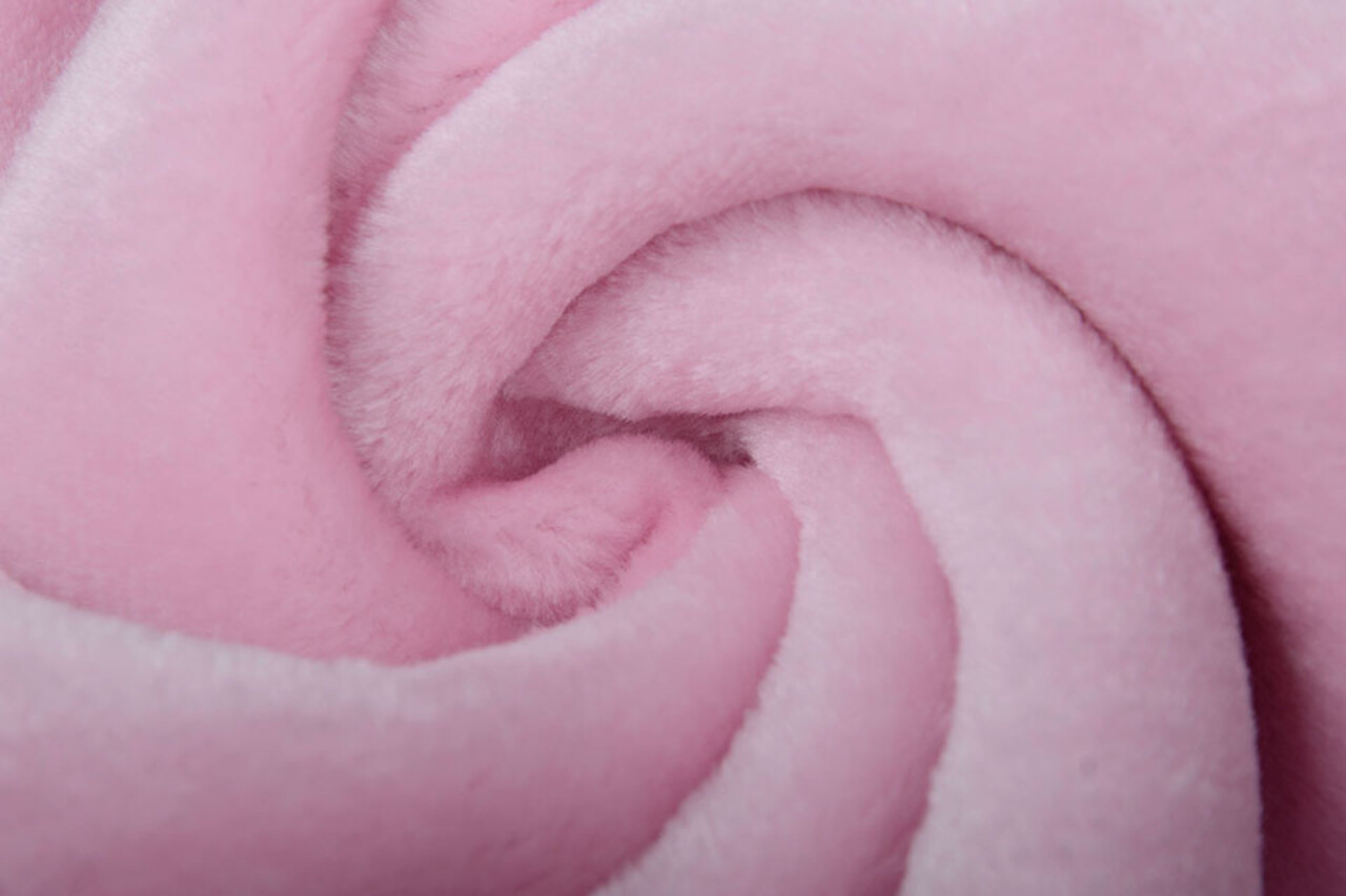 Short-haired Teddy Fur Light Pink