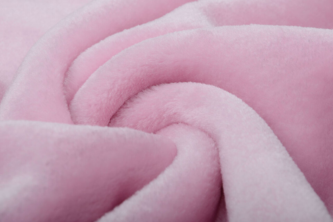 Kortharige Teddy Bont Licht Roze