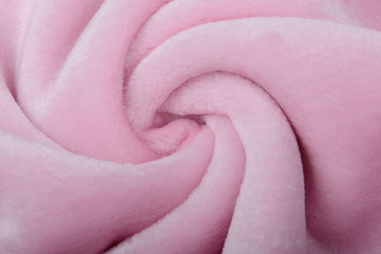 Short-haired Teddy Fur Light Pink