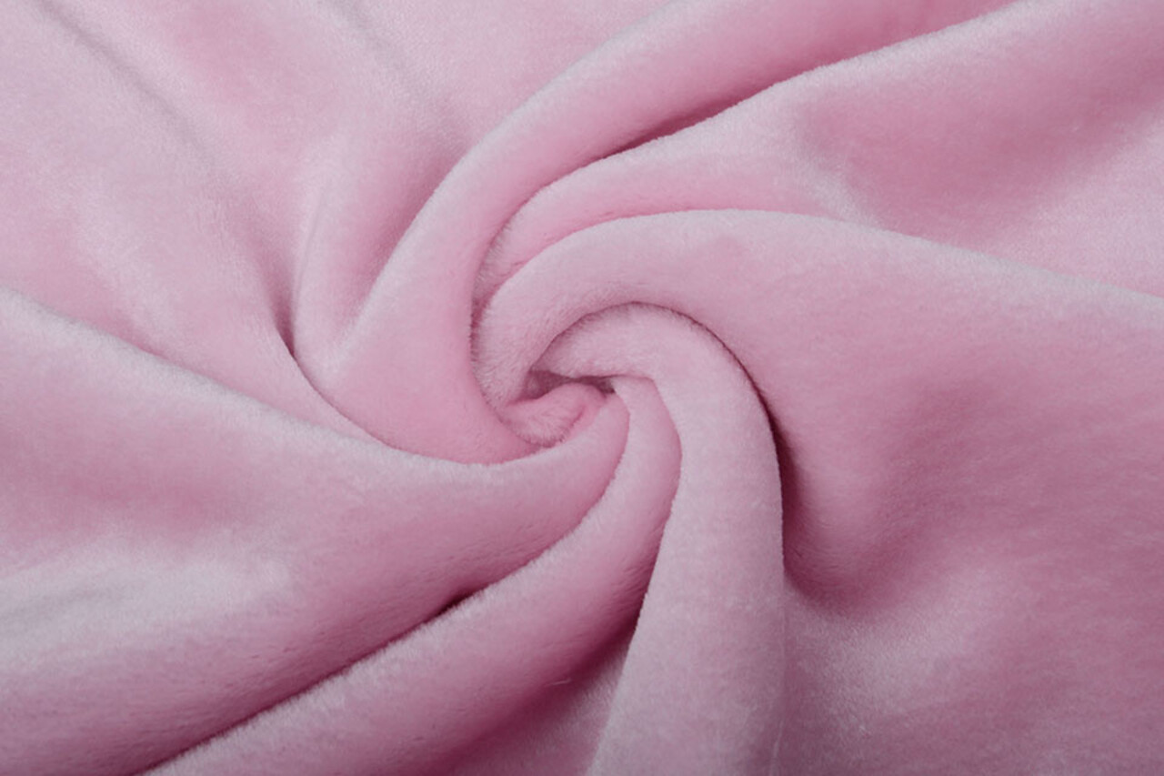 Short-haired Teddy Fur Light Pink