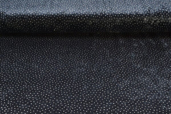 Velluto con Glitter Blu Navy Velluto con Glitter Blu Navy