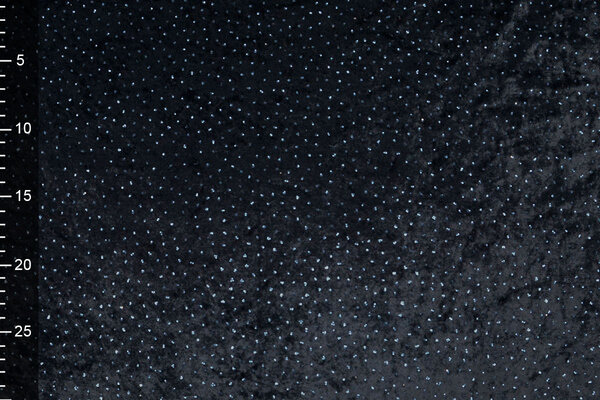 Velours avec Blauwe Paillettes Bleu Marine Velours avec Blauwe Paillettes Bleu Marine