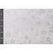 Luxe Organza Estrellas Plateado Blanco