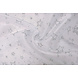 Luxe Organza Estrellas Plateado Blanco
