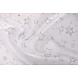 Luxe Organza Estrellas Plateado Blanco