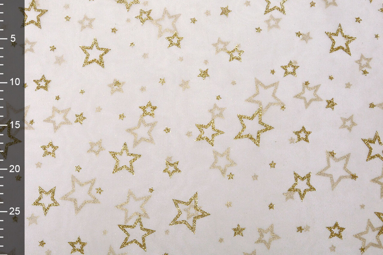 Luxe Organza Stelle Oro