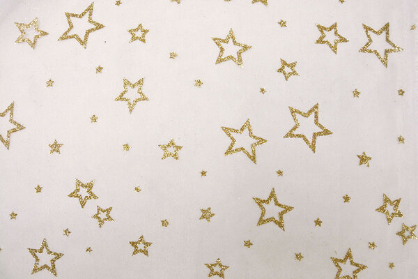 Luxe Organza Stelle Oro