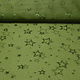 Luxury Organza Stars Green