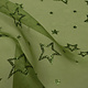 Luxury Organza Stars Green