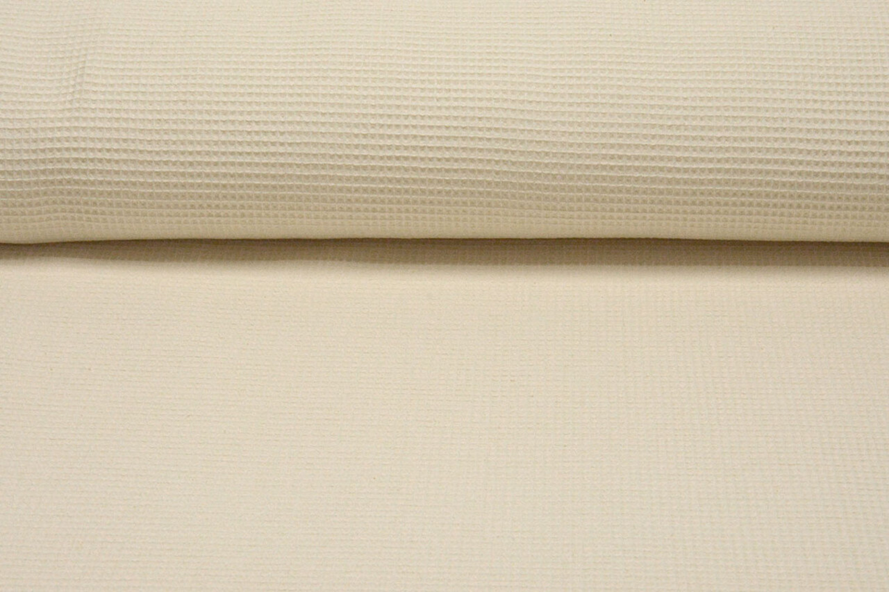 Oeko-Tex®  Lino Cotone a Nido D’ape Crema