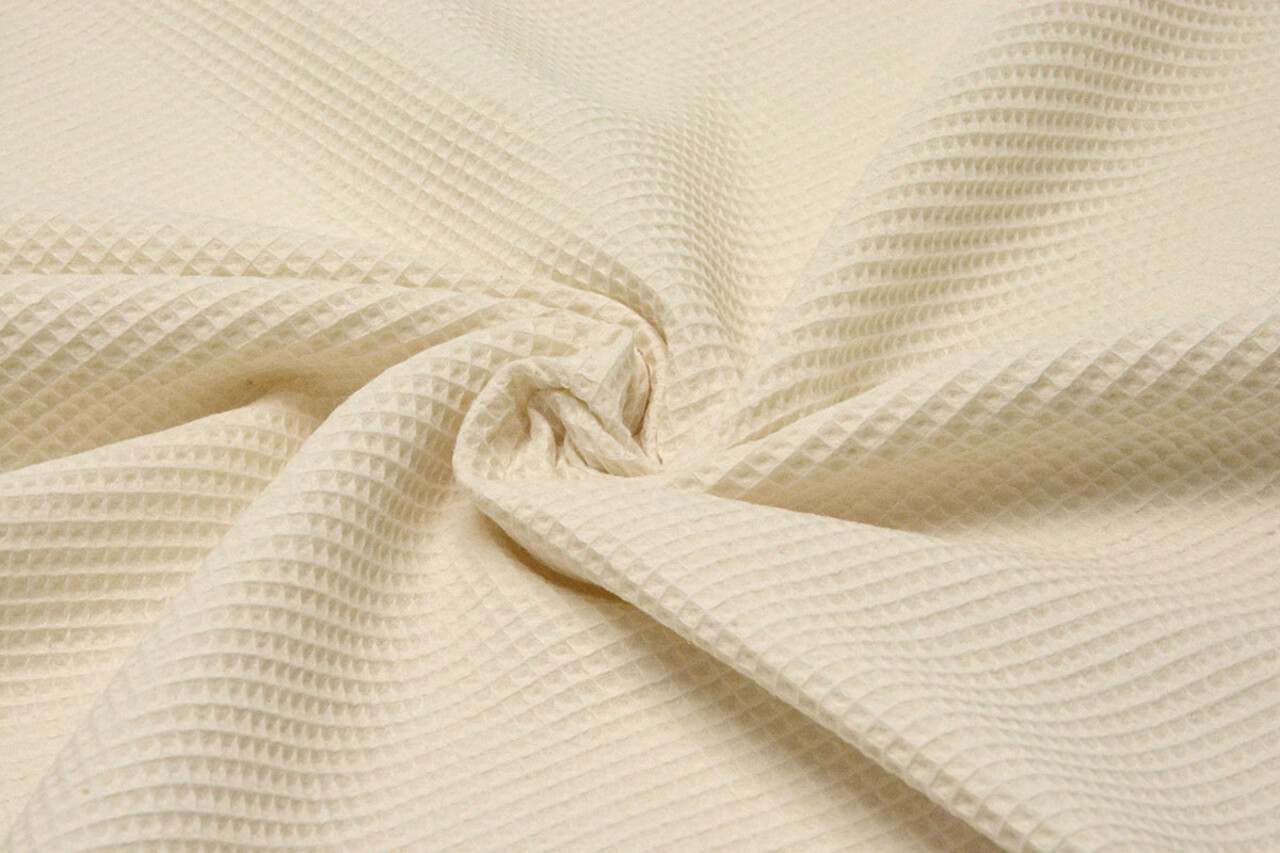 Oeko-Tex® Lino Nido de Abeja Algodón Crema Oeko-Tex® Lino Nido de Abeja Algodón Crema