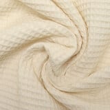 Oeko-Tex®  Linnen Wafel Katoen Creme Oeko-Tex®  Linnen Wafel Katoen Creme
