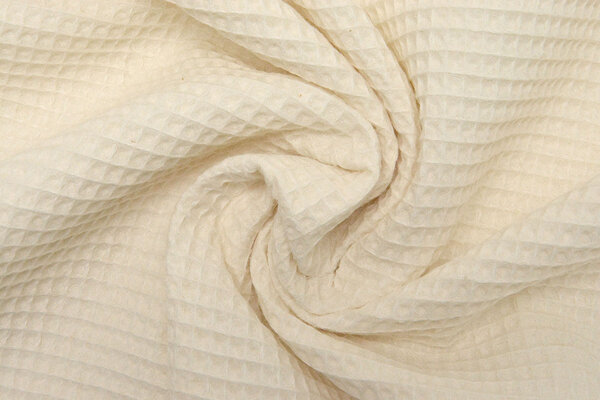 Oeko-Tex®  Lino Cotone a Nido D’ape Crema