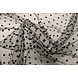 Fin Tulle Petit Pois Noir Fin Tulle Petit Pois Noir