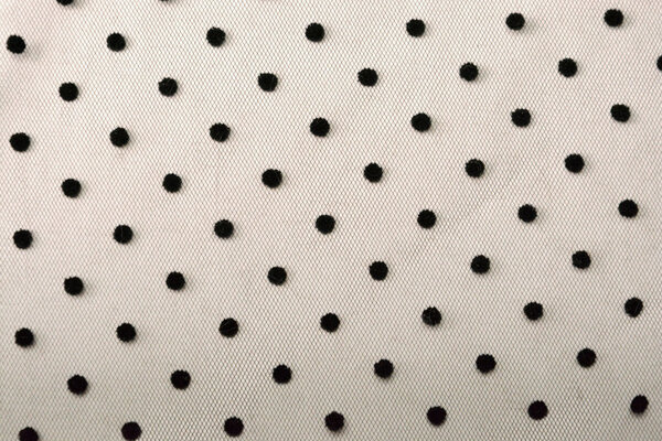Fine Tulle Little Dots Black