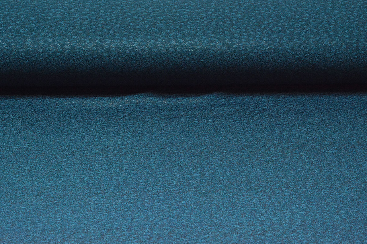 Knitted Jersey Flake Petrol Blue Knitted Jersey Flake Petrol Blue