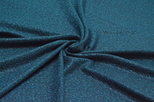 Gebreide Jersey Vlok Petrol Blauw Gebreide Jersey Vlok Petrol Blauw