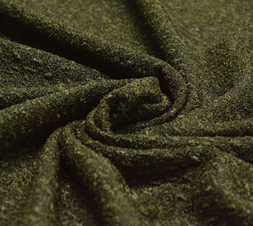 Knitted Jersey Flake Moss Green
