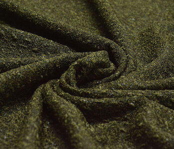 Knitted Jersey Flake Moss Green