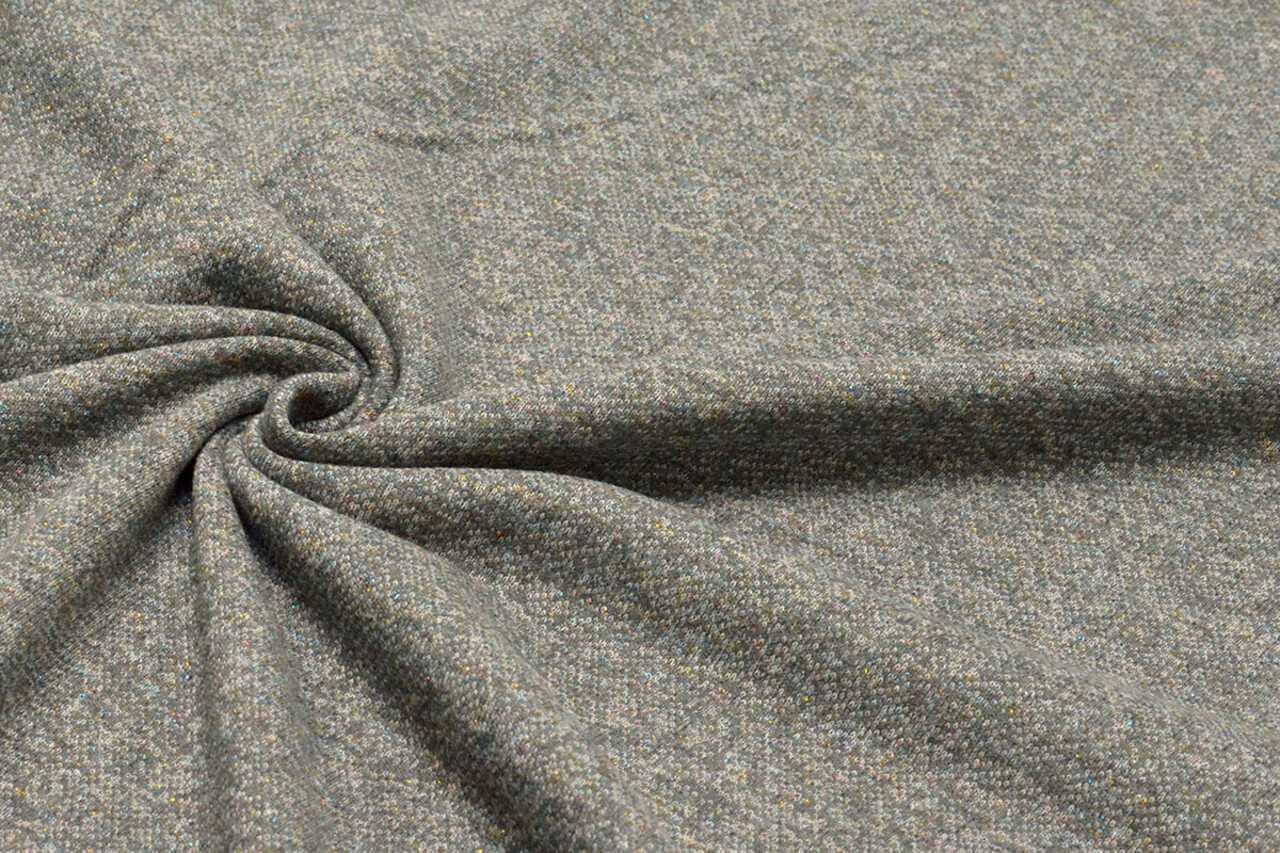 French Terry Sweatshirt Multicolor Grey Taupe