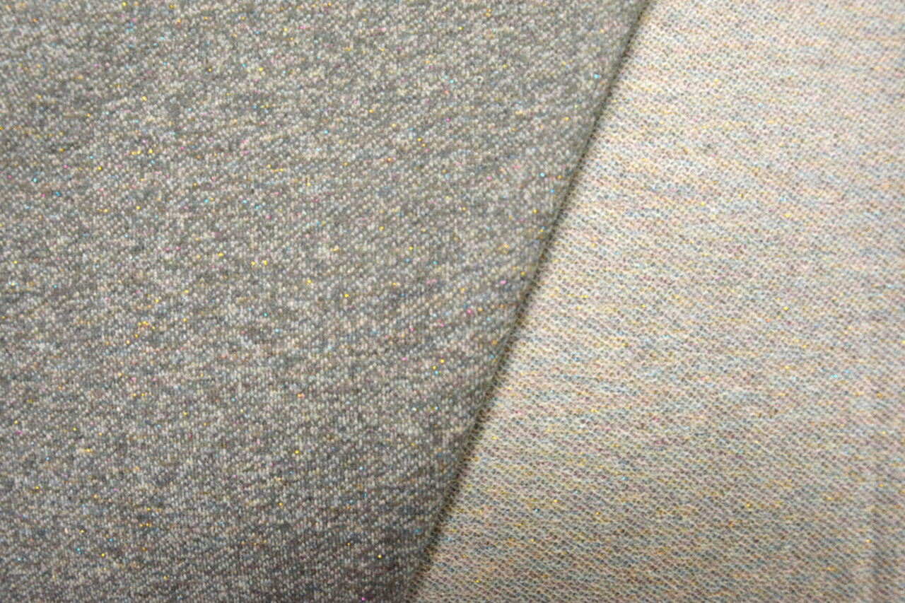 French Terry Sweatshirt Multicolor Grau Taupe