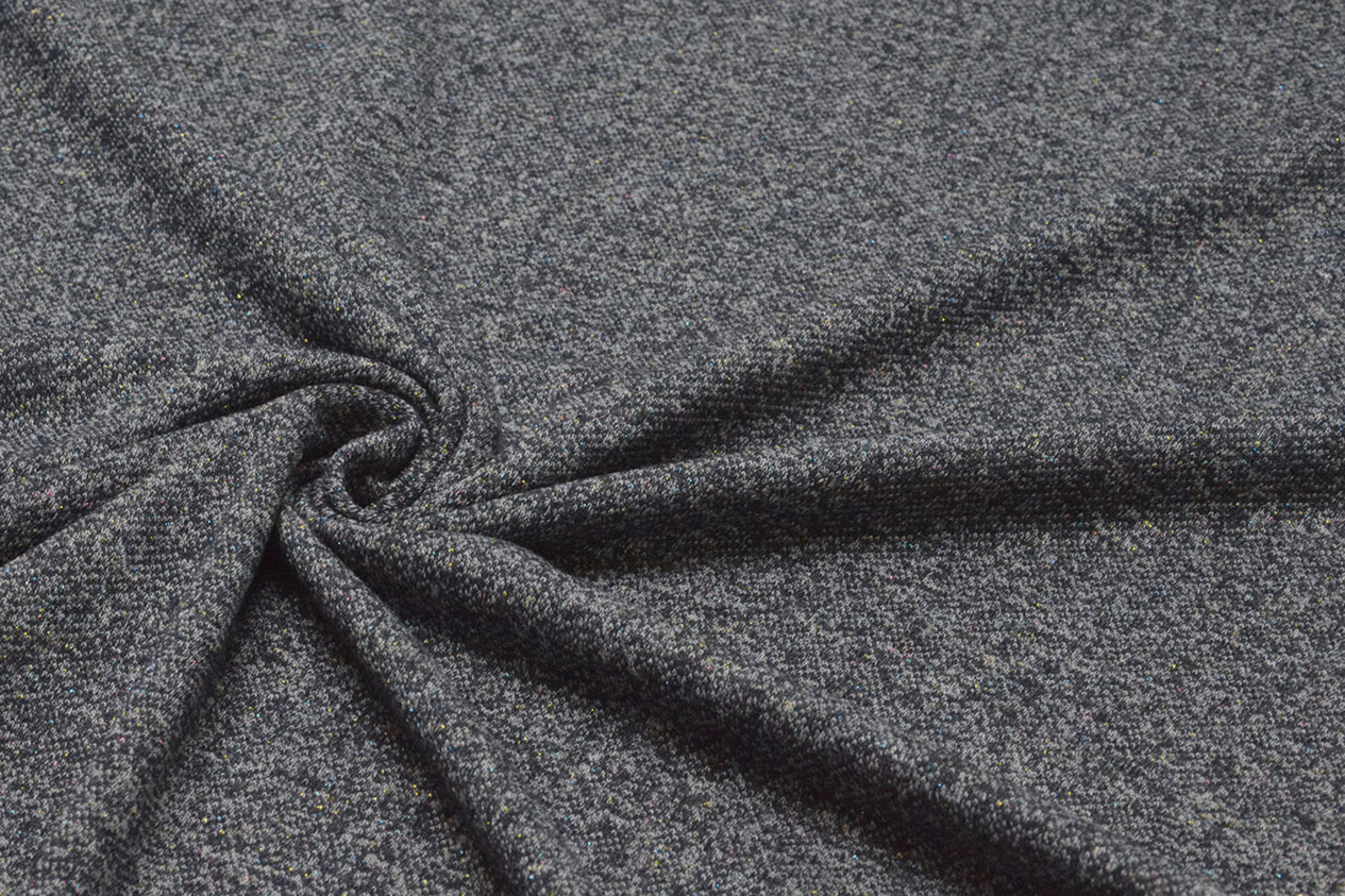 French Terry Sweatshirt Multicolore Denim Scuro French Terry Sweatshirt Multicolore Denim Scuro