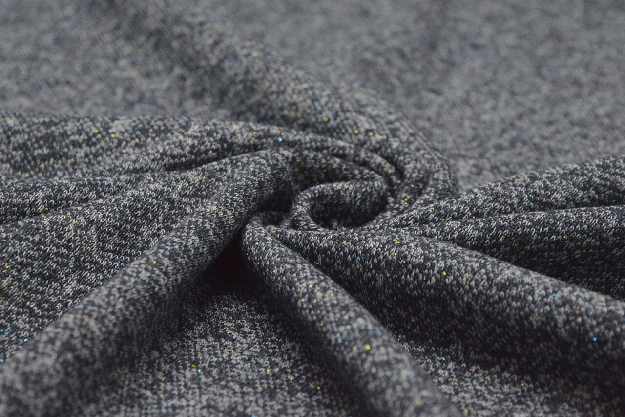 French Terry Sweatshirt Multicolor Dark Jeans