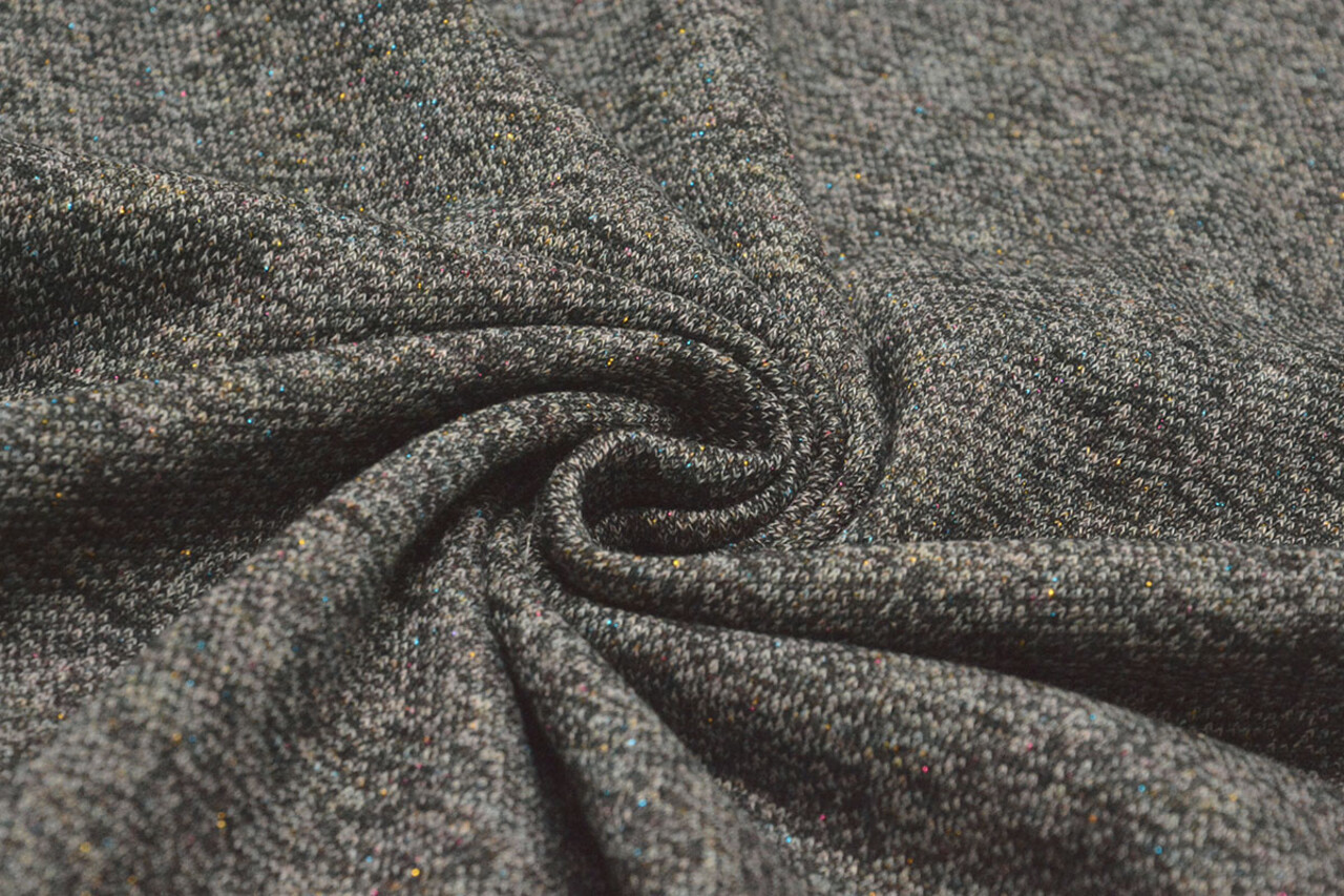 French Terry Sweatshirt Multicolor Dark Grey