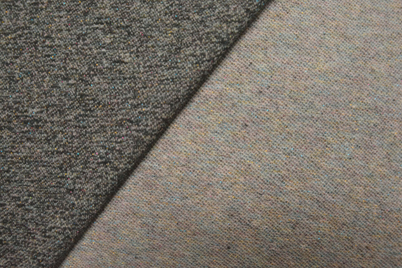 French Terry Sweatshirt Multicolor Dark Grey