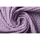 Oeko-Tex®  Nido de Abeja Algodón Lila