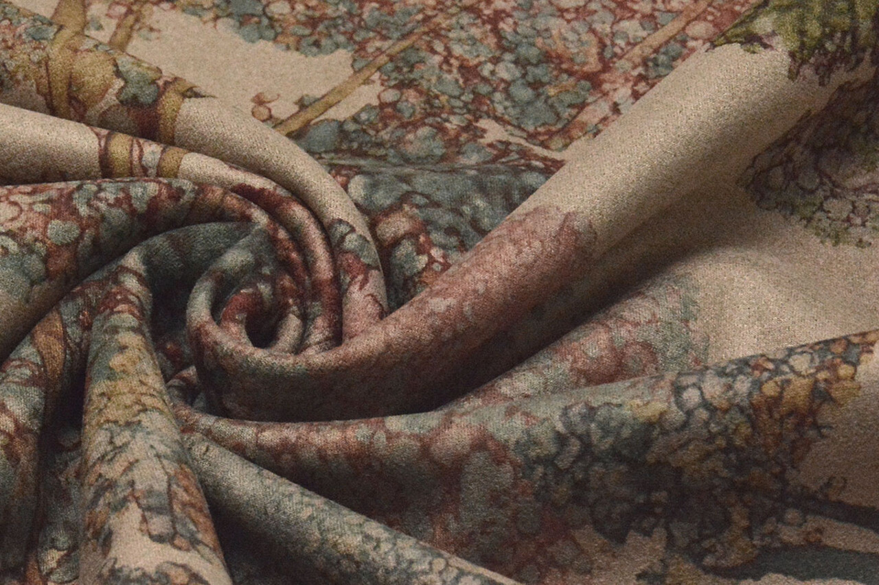 Leichtes Scuba Wildleder Bunga Beige