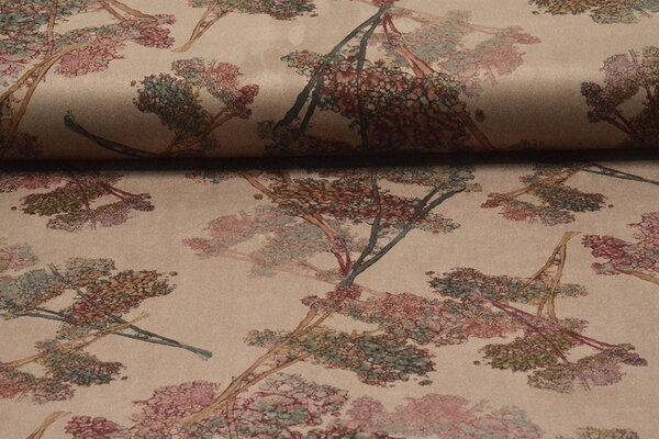 Light Scuba Ante Flores Beige Light Scuba Ante Flores Beige
