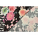 Scuba Crêpe Stampato Flores Nero Scuba Crêpe Stampato Flores Nero