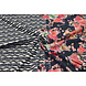 Scuba Crêpe Imprimé Flores Bleu Marine Scuba Crêpe Imprimé Flores Bleu Marine